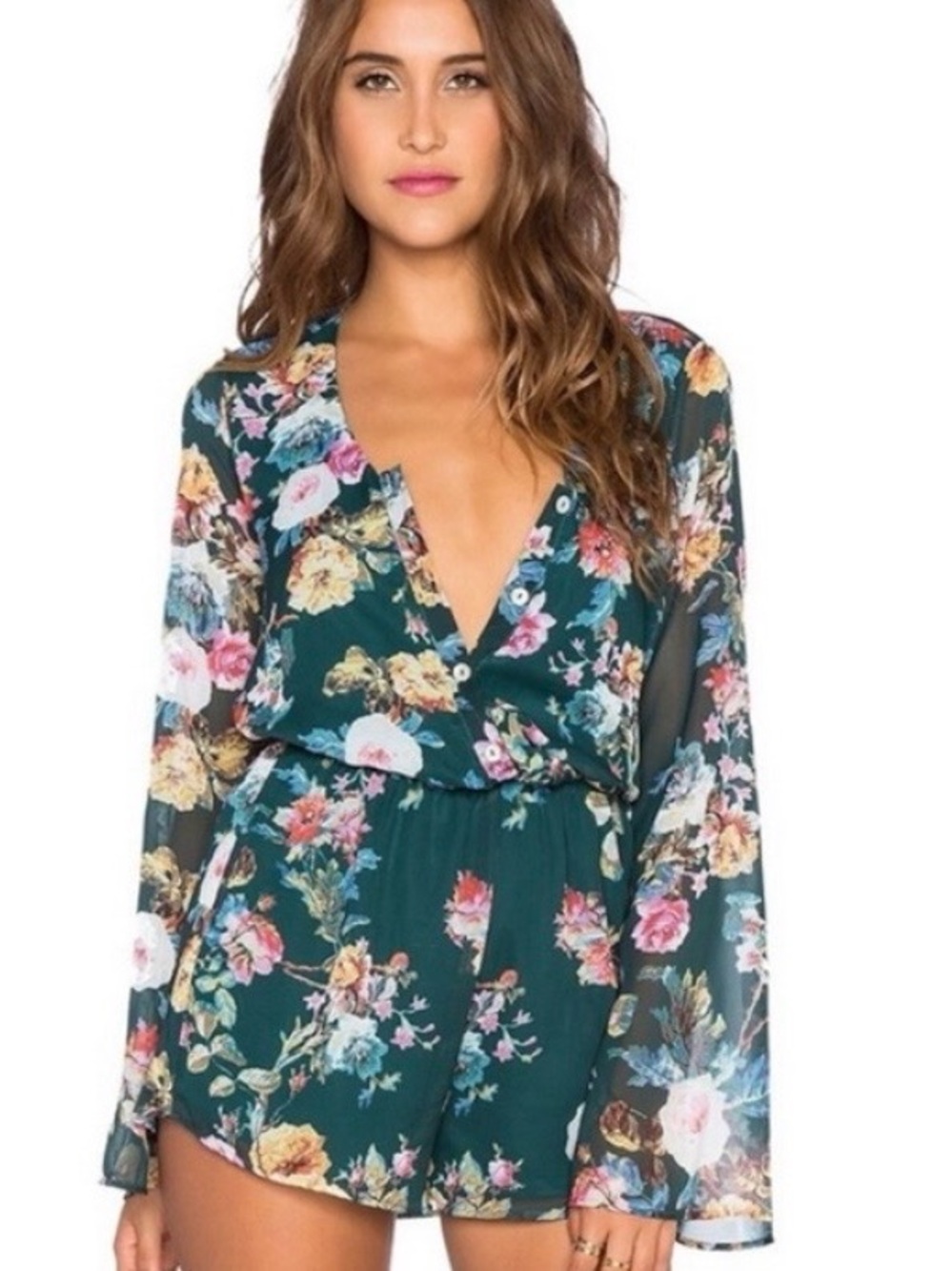 Show Me Your Mumu Red Rocks Romper in Rosieo & Juliette